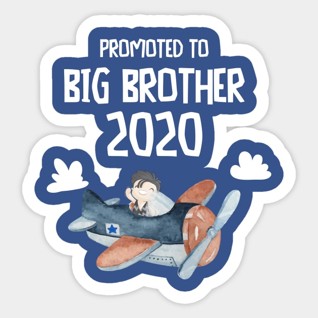 Promoted to Big Brother 2020 loves flying Airplane Sticker by alpmedia